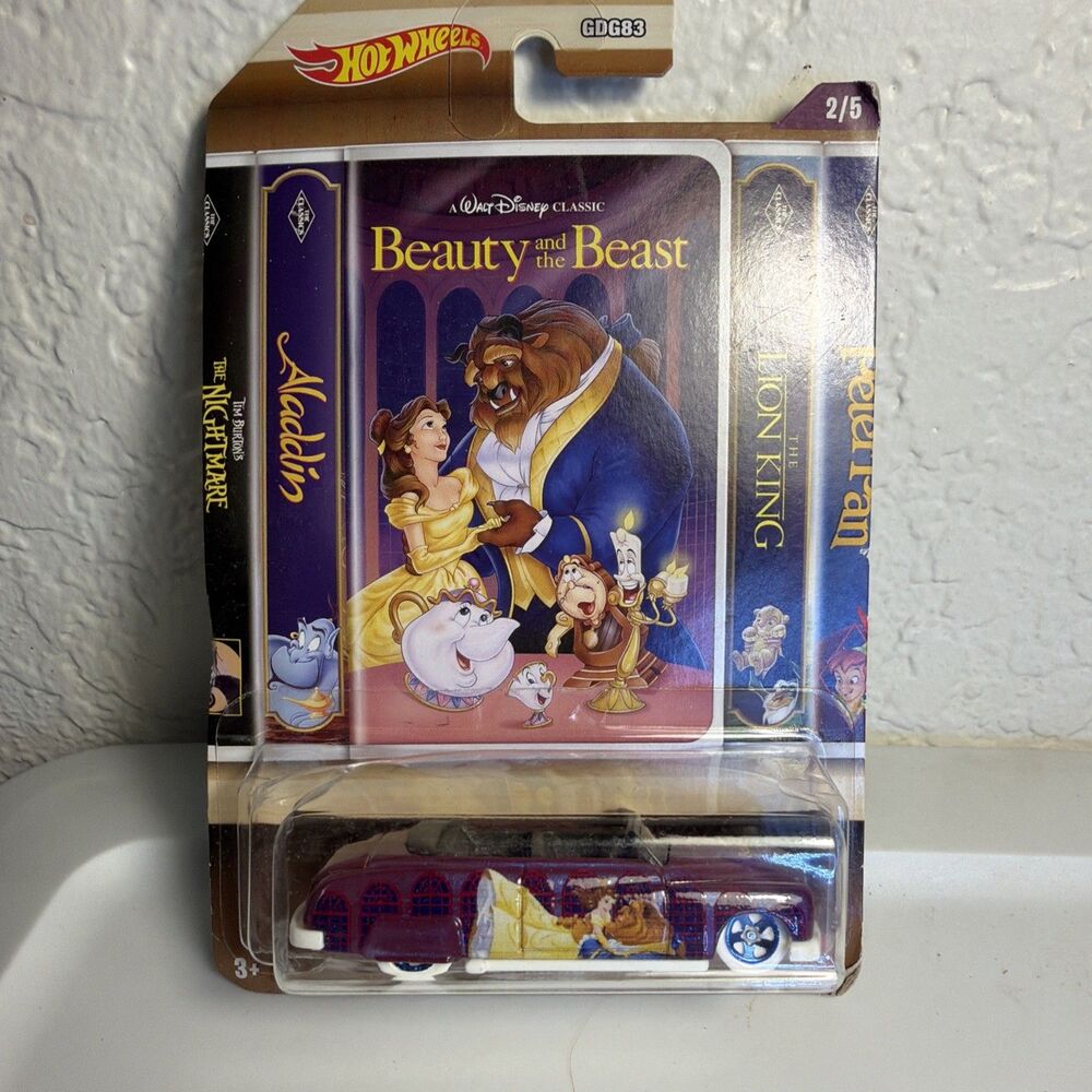 Hot Wheels ‘49 Merc • Walt Disney Classic 2/5 • Beauty and the Beast • 2022 NIP